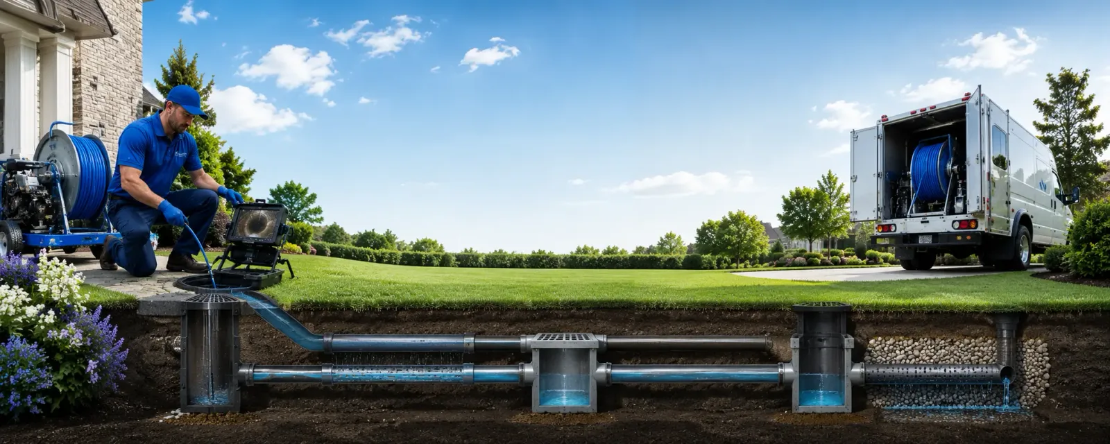 Outdoor drain cleaning information for South Montrose, PA
